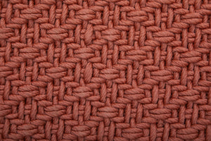 HomeRoots 5' Hand-Woven Red Area Rug - Timeless Style, Durable & Stain-Resistant for Family Living Spaces 9' X 12' 567792