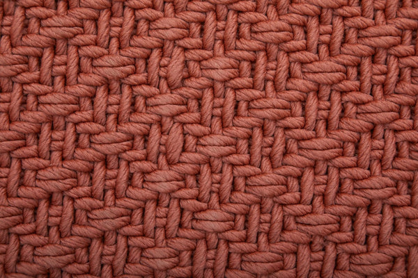 HomeRoots 5' Hand-Woven Red Area Rug - Timeless Style, Durable & Stain-Resistant for Family Living Spaces 9' X 12' 567792