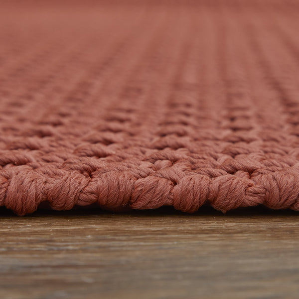 Homeroots 9' X 12' Red Hand Woven Area Rug Red Polypropylene 567792