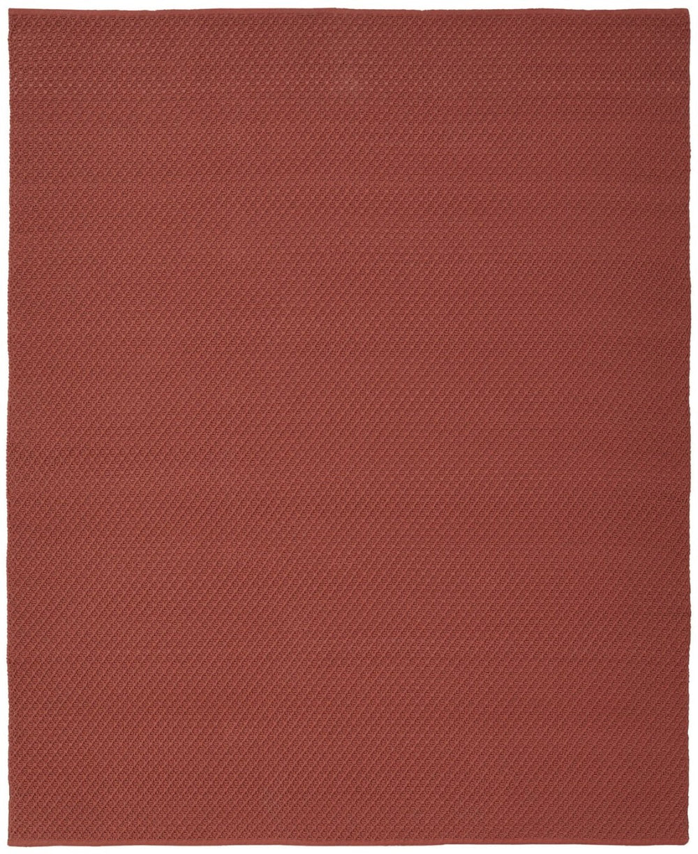 HomeRoots 5' Hand-Woven Red Area Rug - Timeless Style, Durable & Stain-Resistant for Family Living Spaces 10' X 14' 567793