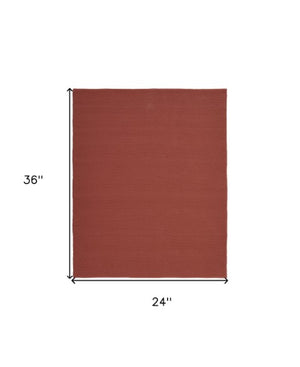 Homeroots 2' Hand Woven Brown Area Rug - Unique Artisan Crafted Accent For Any Space, Stain Resistant Design 2' X 3' Polypropylene 567794