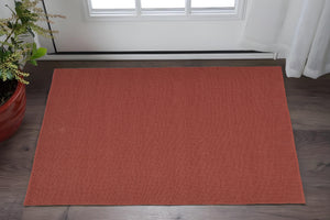 Homeroots 2' Hand Woven Brown Area Rug - Unique Artisan Crafted Accent For Any Space, Stain Resistant Design 2' X 3' Polypropylene 567794