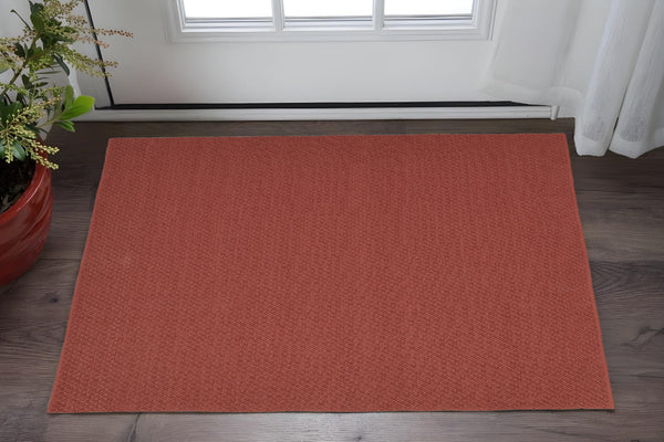 Homeroots 2' Hand Woven Brown Area Rug - Unique Artisan Crafted Accent For Any Space, Stain Resistant Design 2' X 3' Polypropylene 567794