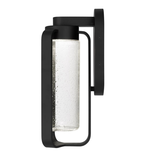 English Elm 15 Inch Hammered Glass Led Wall Sconce Dimmable Bathroom Vanity Hallway Light B370P417686