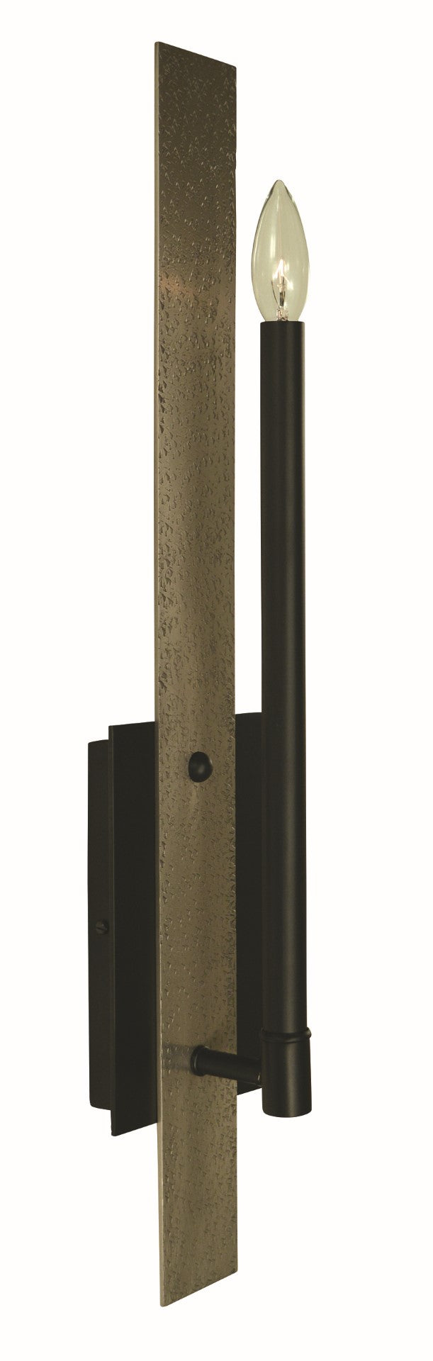 Framburg 1-light Elegant Sconce With Antique Brass Accents And Off-white Shade For Stylish Lighting Decor Matte Black And Brushed Nickel Metal 5678 Mblack/Bn