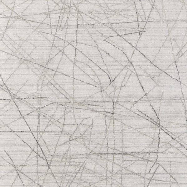 HomeRoots 4' Hand Woven Gray and Ivory Abstract Area Rug – Cozy Texture & Artistry for Modern Spaces 8' X 10' 567859