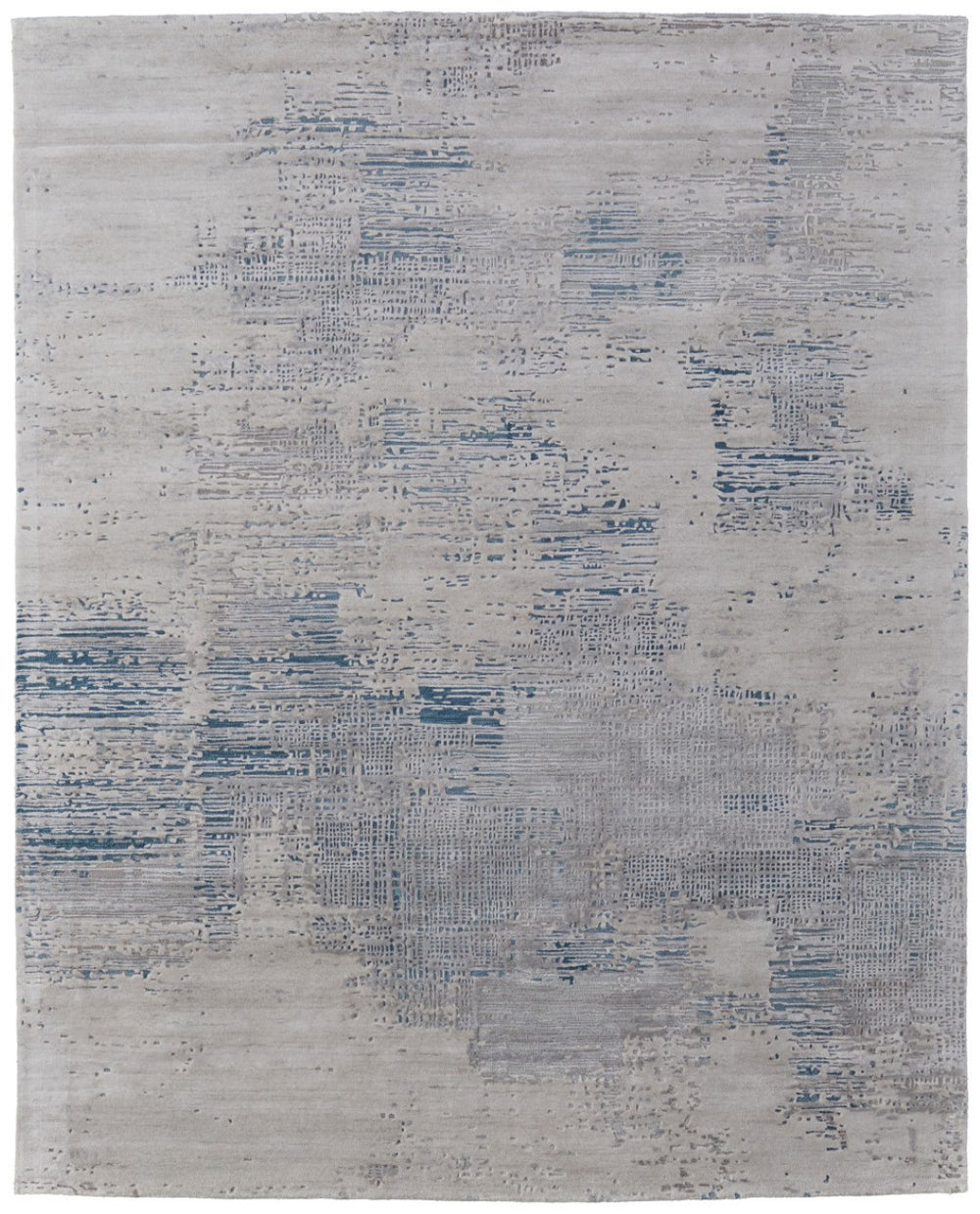 HomeRoots 2' Abstract Hand-Tufted Area Rug in Gray Taupe and Blue – Elegant, Cozy, and Versatile Accent Piece 2' X 3' 567867