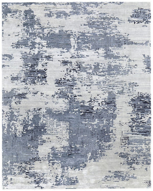 HomeRoots 4' Modern Abstract Hand-Tufted Area Rug in Rich Brown, Black, and Tan for Cozy Spaces and Style 4' X 6' 567868