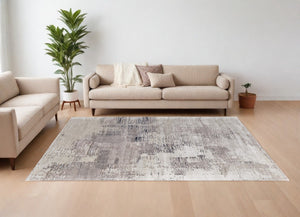 HomeRoots 4' Modern Abstract Hand-Tufted Area Rug in Rich Brown, Black, and Tan for Cozy Spaces and Style 10' X 14' 567871