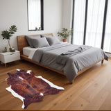 Area Rugs - Elegant Cowhide Animal Print Power Loom Rug to Elevate Your Home Décor