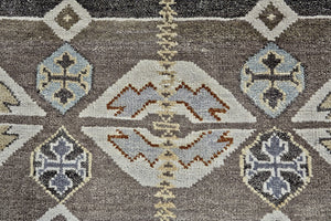 Homeroots 2' Hand Knotted Wool Southwestern Area Rug - Unique Red, Blue & Brown Design For Any Space 2' X 3' Wool 567915