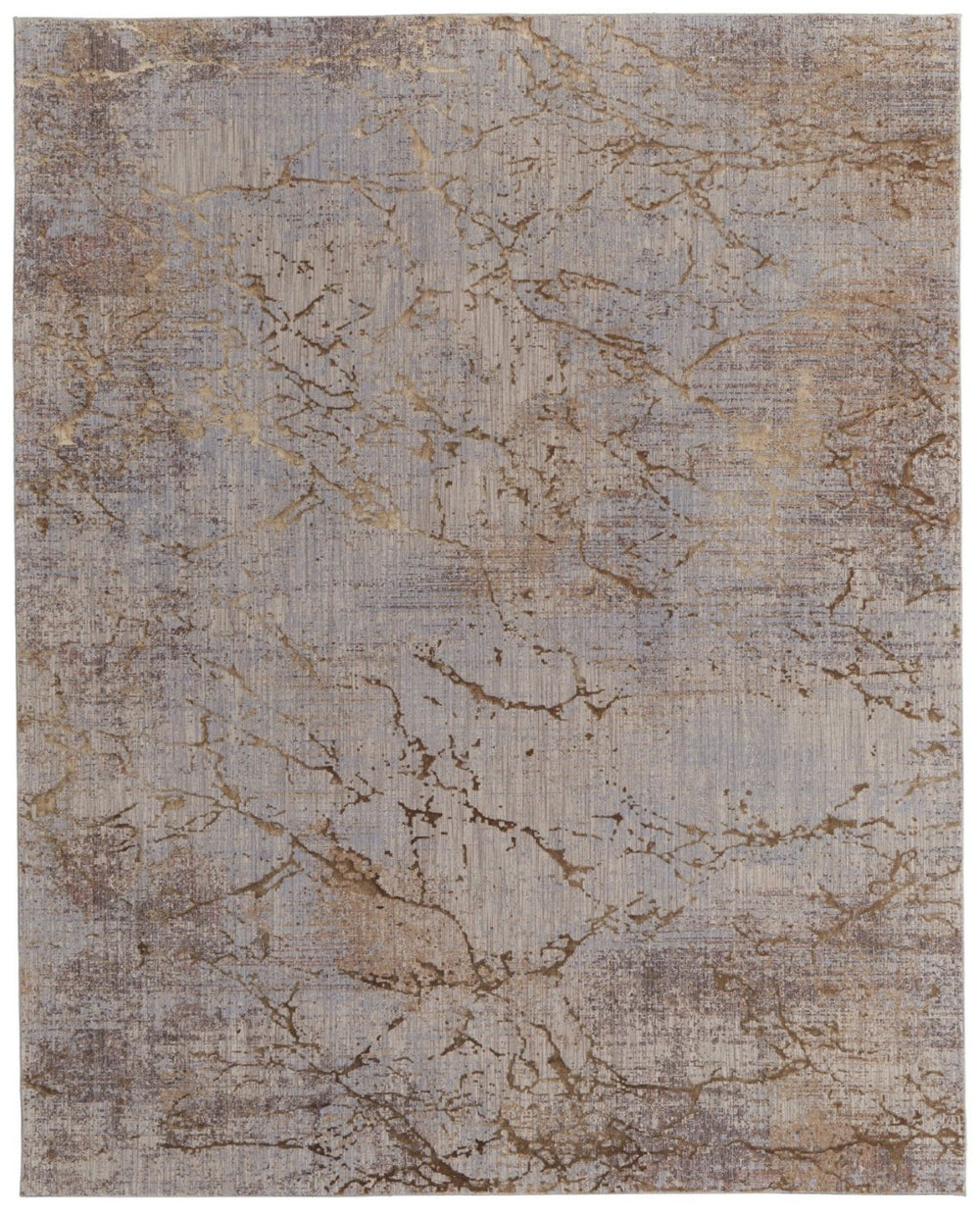 HomeRoots 2' Abstract Power Loom Area Rug in Tan, Brown, and Taupe - Perfect for Small Spaces and Entryways 2' X 3' 567947