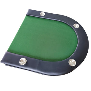 English Elm Ino Design Foldable 8 Player Poker Table with Cup Holders and Padded Vinyl Rails Green W2748P221627