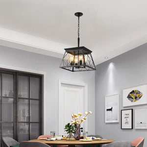 HomeRoots Gold Four-Light Metal Chandelier with Elegant Gold Shades for Timeless Home Illumination and Style 568110