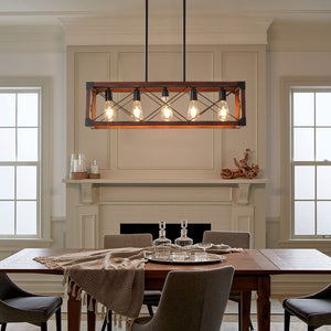 HomeRoots Red Metal Chandelier Lighting - Bold Three-Tiered Design for Modern Spaces, Adjustable Height & Style 568127