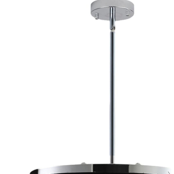 HomeRoots Clear Five-Light Crystal Chandelier: Elegant Illumination with Adjustable Height for Any Space 568134