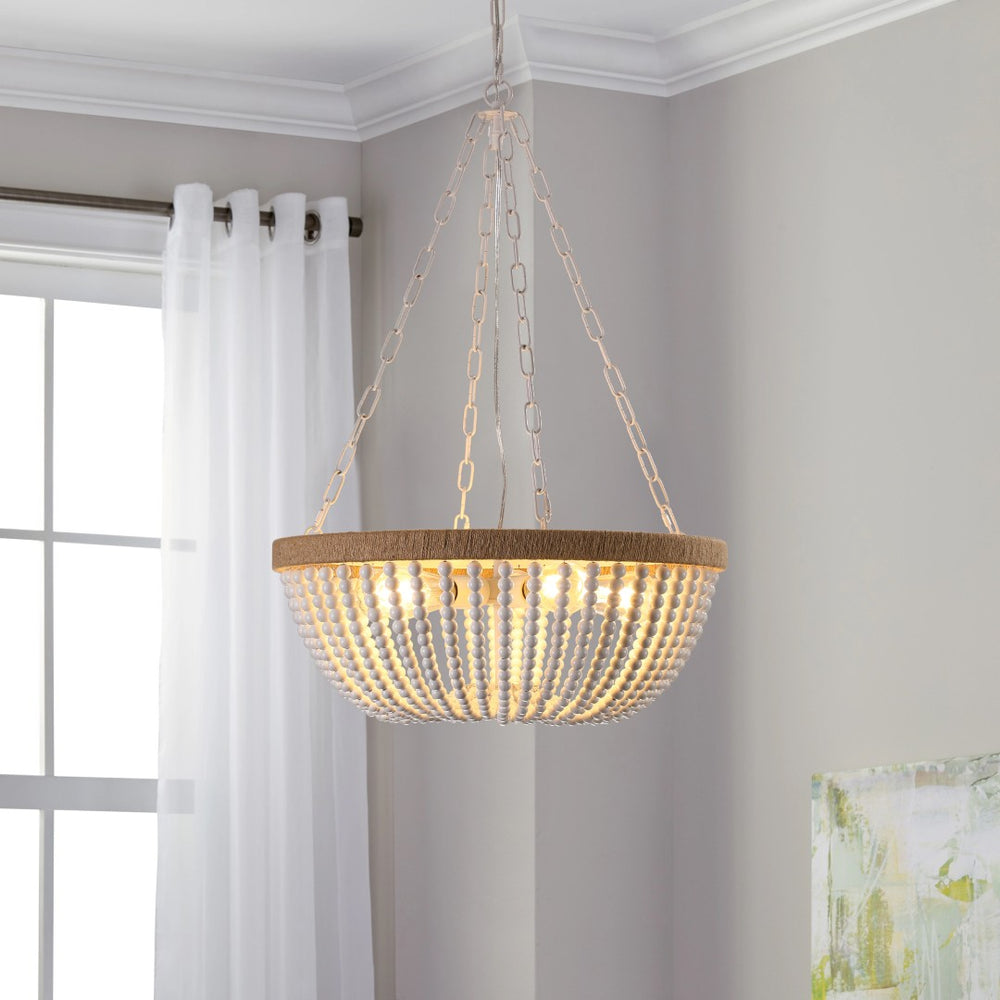 HomeRoots Brown Metal Chandelier Ceiling Light – Elegant Multi-Tiered Fixture for Dining Rooms & Living Areas 568137