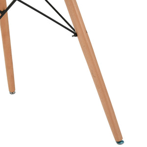 HomeRoots 32" Two-Tone Round Dining Table - Modern White Top with Natural Wood Legs for Small Spaces & Versatility 568199