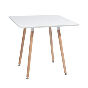 HomeRoots 32" Modern Two-Tone Square Dining Table with Solid Wood Base – Compact, Stylish, and Versatile! 568207