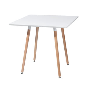 HomeRoots 32" Modern Two-Tone Square Dining Table with Solid Wood Base – Compact, Stylish, and Versatile! 568207