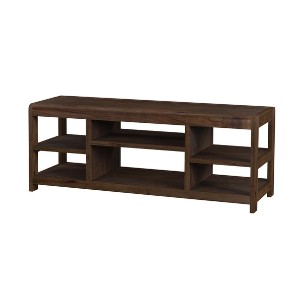 Butler Specialty Hanover Mid-century Modern Tv Stand With Stylish Walnut Finish And Versatile Storage Shelves Dark Brown Mahogany Wood,Mdf,Walnut Veneer 5682188-butler
