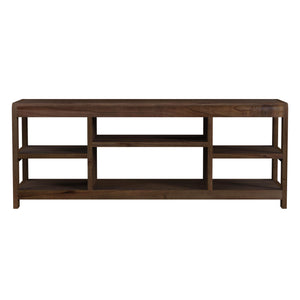 Butler Specialty Hanover Mid-century Modern Tv Stand With Stylish Walnut Finish And Versatile Storage Shelves Dark Brown Mahogany Wood,Mdf,Walnut Veneer 5682188-butler