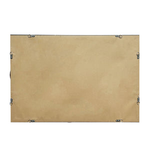 Homeroots Sienna Twilight Gold Floater Frame Wall Art – Hand-painted 24"X36" Acrylic Canvas For Stylish Décor  Canvas,Metal,Wood 568222