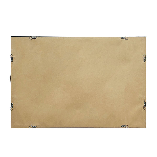 Homeroots Sienna Twilight Gold Floater Frame Wall Art – Hand-painted 24"X36" Acrylic Canvas For Stylish Décor  Canvas,Metal,Wood 568222