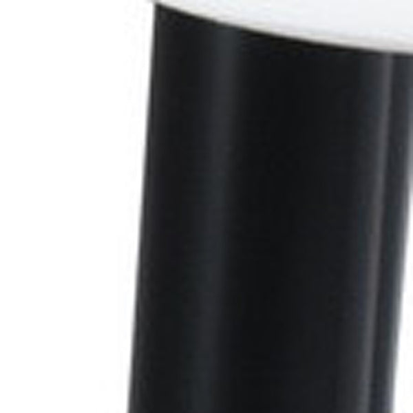 Homeroots 43" Stylish White And Black Faux Marble Coffee Table With Durable Steel Base For Modern Spaces   568251