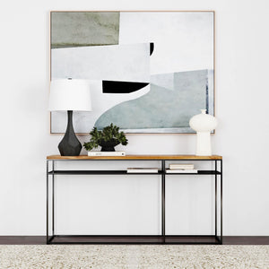 Butler Specialty Sutton Industrial-style Console Table With Spacious Storage Shelf - Modern Mango Wood & Iron Design Light Brown Iron,Mango Solids 5683330-butler