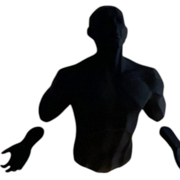 Homeroots Set Of Three Black Gold And White Resin Bursting Men Wall Sculptures - Unique 3d Art Decor  Resin 568397