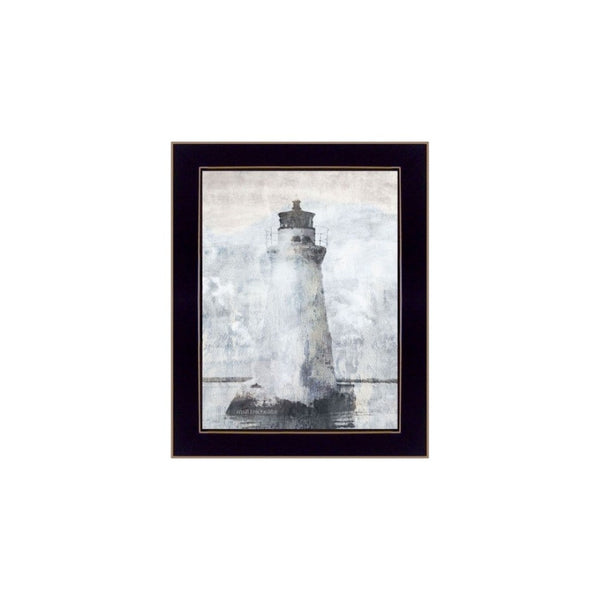 HomeRoots Set of Two "The Ocean Blues" Framed Wall Art Prints - Coastal Style for Contemporary Spaces 568427
