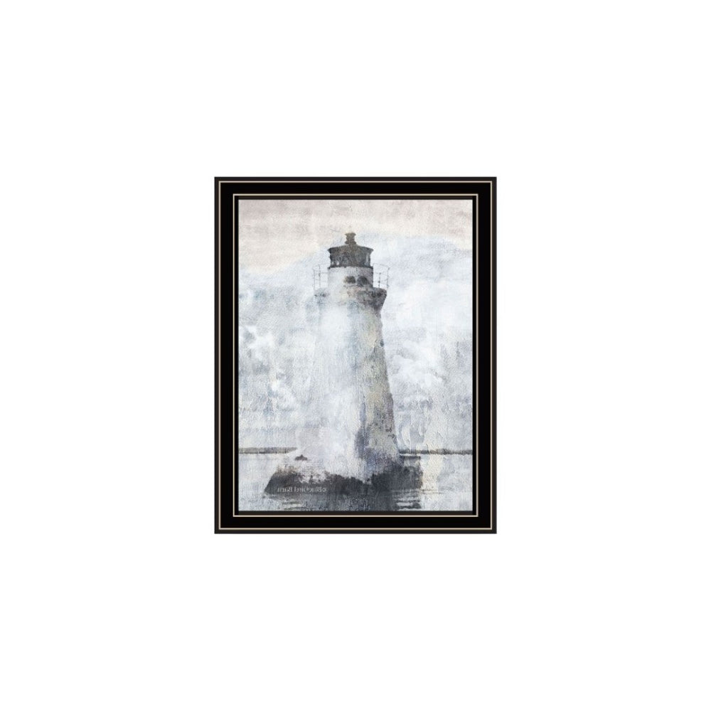 HomeRoots Set Of Two "The Ocean Blues" Coastal Wall Art - Framed Acrylic Prints for Modern Home Decor Style 568428