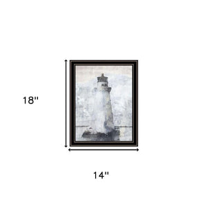 HomeRoots Set Of Two "The Ocean Blues" Coastal Wall Art - Framed Acrylic Prints for Modern Home Decor Style 568428
