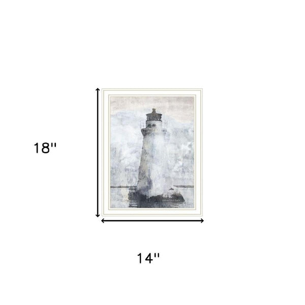 HomeRoots Set Of Two "The Ocean Blues" Framed Wall Art Prints - Elegant Coastal Decor for Any Room 568429