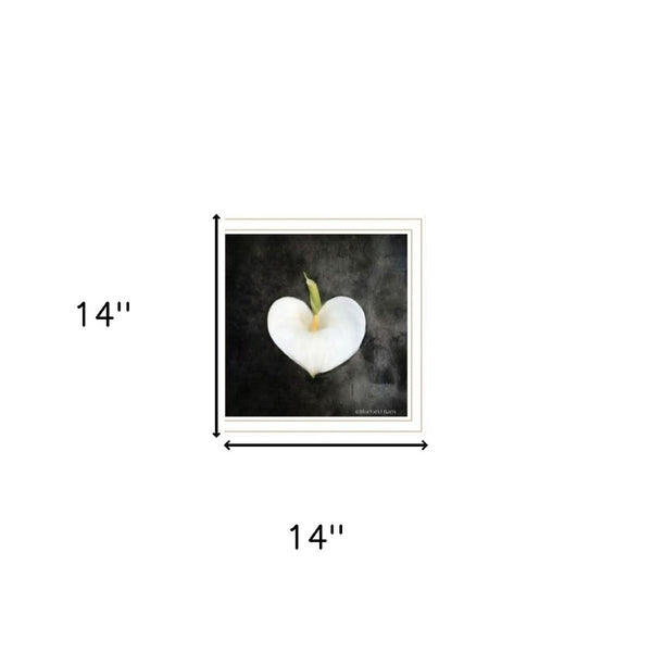 HomeRoots Set of Three Framed Botanical Flower Prints - Elegant Acrylic Art for Modern Wall Décor 568430