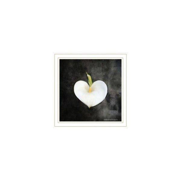 HomeRoots Set of Two Stunning Botanical Flower Prints in White Framed Art - Perfect for Any Room Decor! 568431