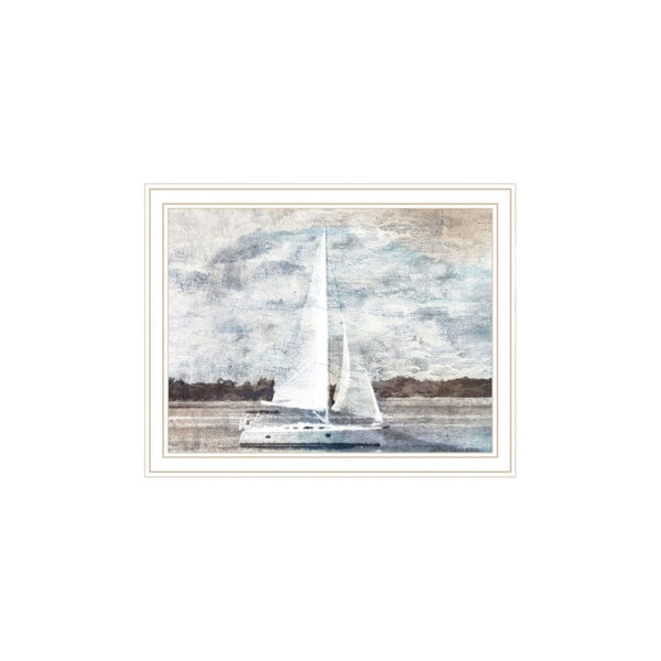 HomeRoots Set of Two "Sunny Days at the Pier" Coastal Framed Wall Art - Vibrant Prints for Stylish Decor 568432