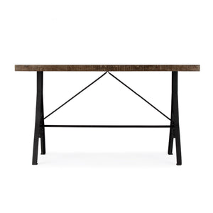 Butler Specialty Croyden Rustic-industrial Console Table - Stylish Wood And Iron Design For Entryway Or Living Room Medium Brown Iron,Mango Solids 5684330-butler