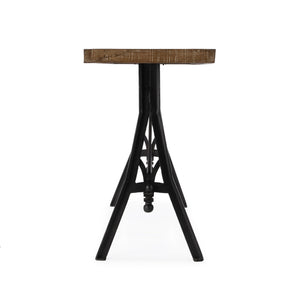 Butler Specialty Croyden Rustic-industrial Console Table - Stylish Wood And Iron Design For Entryway Or Living Room Medium Brown Iron,Mango Solids 5684330-butler