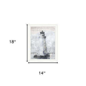HomeRoots Set of Two Pelicans & Lighthouse Framed Wall Art - Coastal Elegance for Modern Home Décor 568435