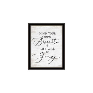 HomeRoots Set of Two Playful Ready to Dine Black Framed Wall Art Prints for Chic Dining Room Decor 568447