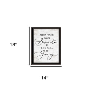 HomeRoots Set of Two Playful Ready to Dine Black Framed Wall Art Prints for Chic Dining Room Decor 568447