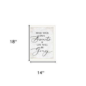 HomeRoots Set of Two Playful Framed Wall Art Prints – Modern Humor Decor for Living Room or Dining Area 568448