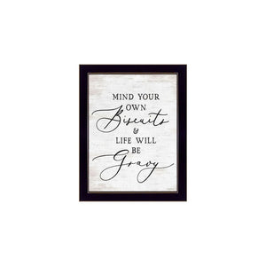HomeRoots Set of Two Ready to Dine Framed Wall Art - Playful Humor Prints for Chic Kitchen & Dining Decor 568449