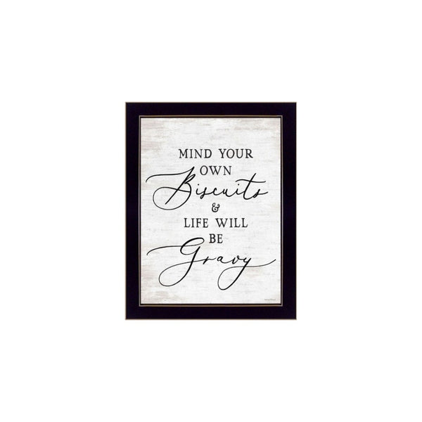 HomeRoots Set of Two Ready to Dine Framed Wall Art - Playful Humor Prints for Chic Kitchen & Dining Decor 568449