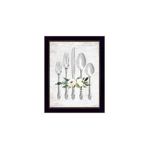 HomeRoots Set of Two Ready to Dine Framed Wall Art - Playful Humor Prints for Chic Kitchen & Dining Decor 568449