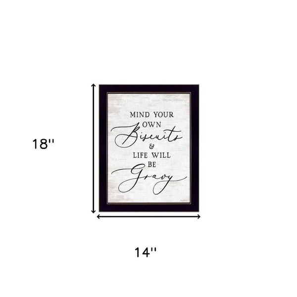 HomeRoots Set of Two Ready to Dine Framed Wall Art - Playful Humor Prints for Chic Kitchen & Dining Decor 568449