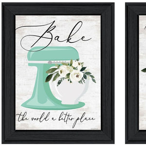 HomeRoots Set of Two Elegant Framed Wall Art Prints – Contemporary Acrylic Reproductions for Your Home Decor 568450