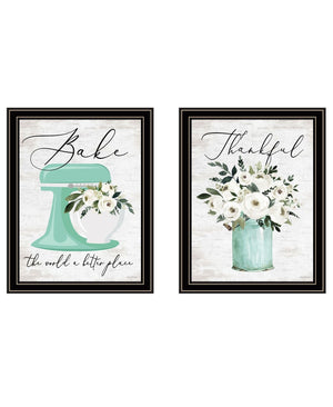 HomeRoots Set of Two Stylish Black Framed Wall Art Pieces for Modern Decor - Ready to Hang & Eye-Catching 568451